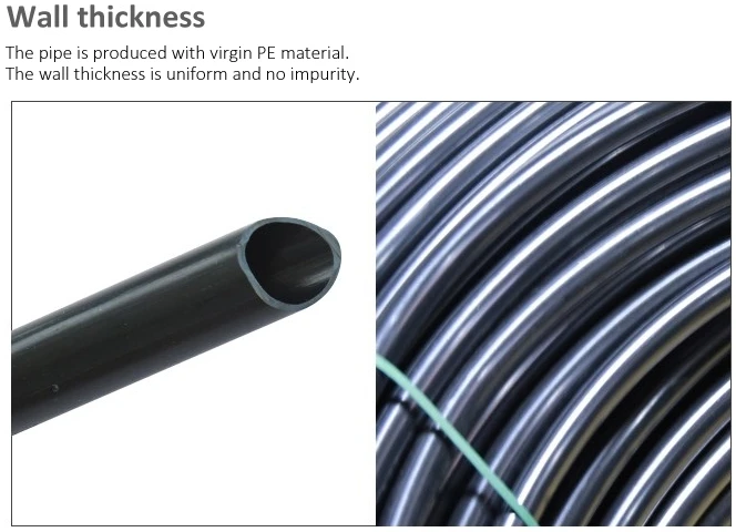 Reasonable price irrigation pvc micro pipe for drip arrow