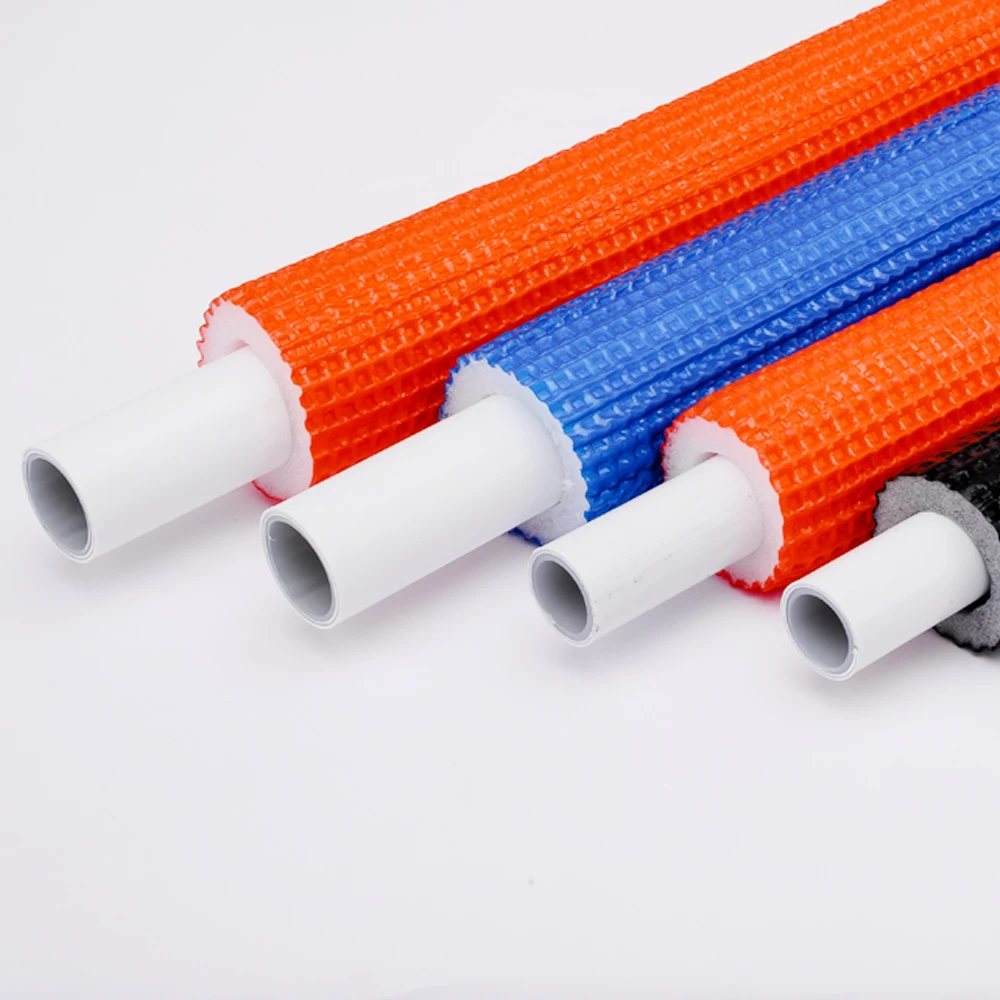 Polyethylene Foam Pex Al Pex Pipe With Insulation For Underfloor