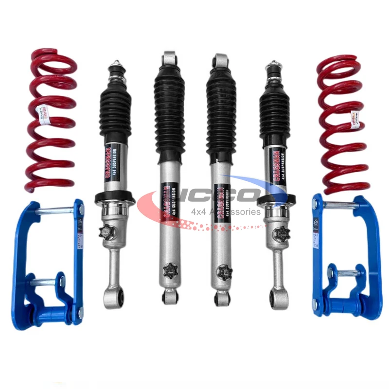 4x4 Off-Road Comfort Suspension Kit 10 Stage Adjustable Double Spring ...