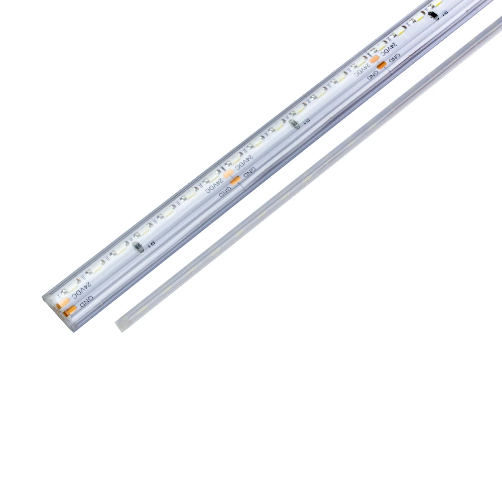9.6W 24V DC Long Island 3mm Thickness Side View Project Installation Flexible Linear Fixture Clear Cover LED Cabinet Light