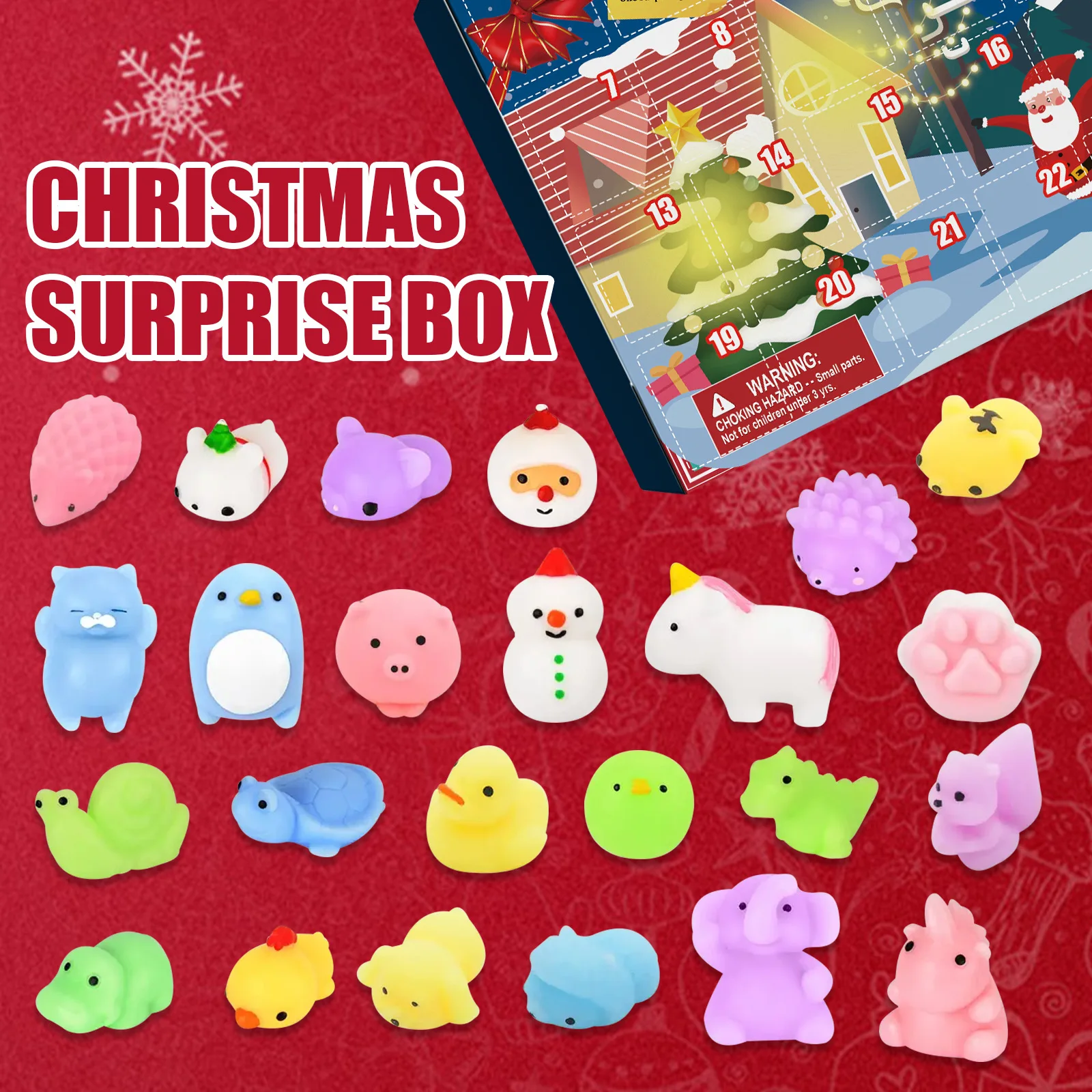 Wholesale Christmas Blind Box Fun Box Christmas Gifts Kids Toys Holiday