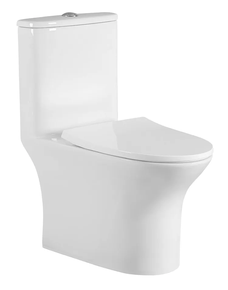 Chinese manufacturer new style hospital school mall bathroom wholesale cheap ceramic s-trap one piece siphonic us  luxury toilet