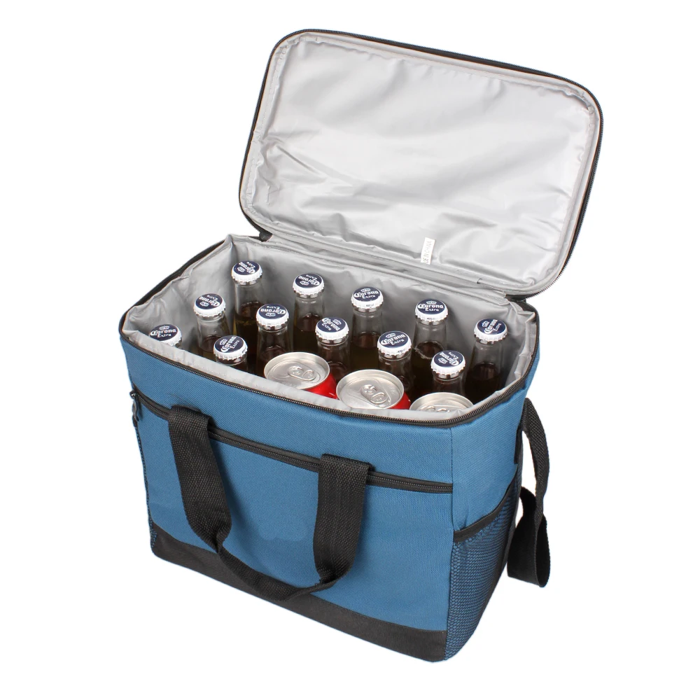 product-16L Big capacity Thermal Picnic Tote Food Storage Cooler Bag for Family Insulated Ice Cooler-1