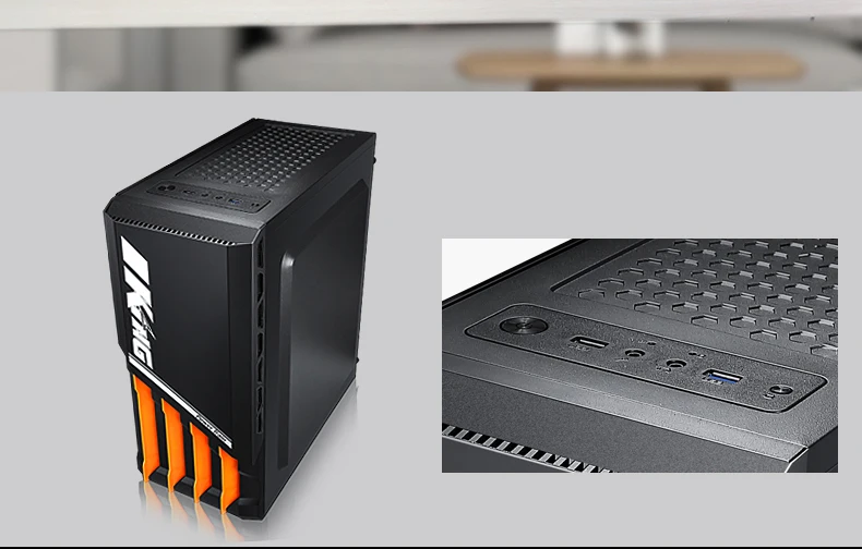 Power Train Computer Case Gaming 4mm Tempered Glass Pc Case Buy