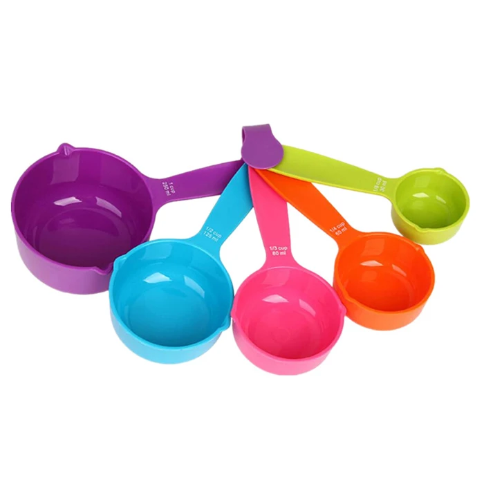 Colorful Plastic Measuring Spoons Creative Kitchen Cake Baking Tools ...