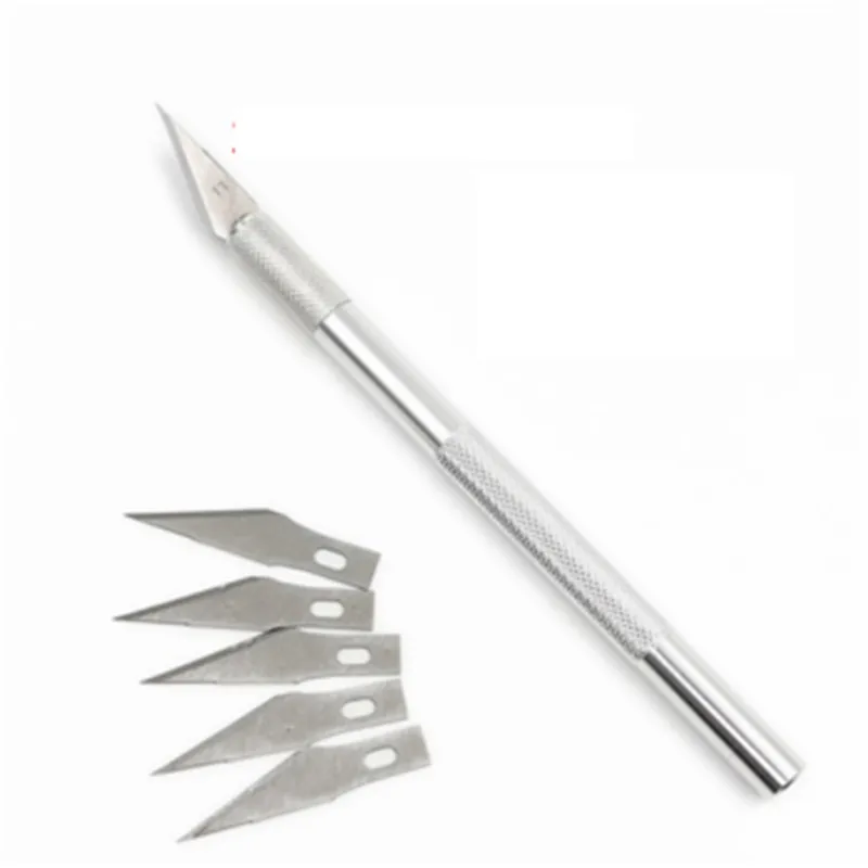 Acheter Bois Coupe-Papier Stylo Couteau Scalpel Lames En Acier Gravure  Couteaux pour Artisanat Arts Dessin