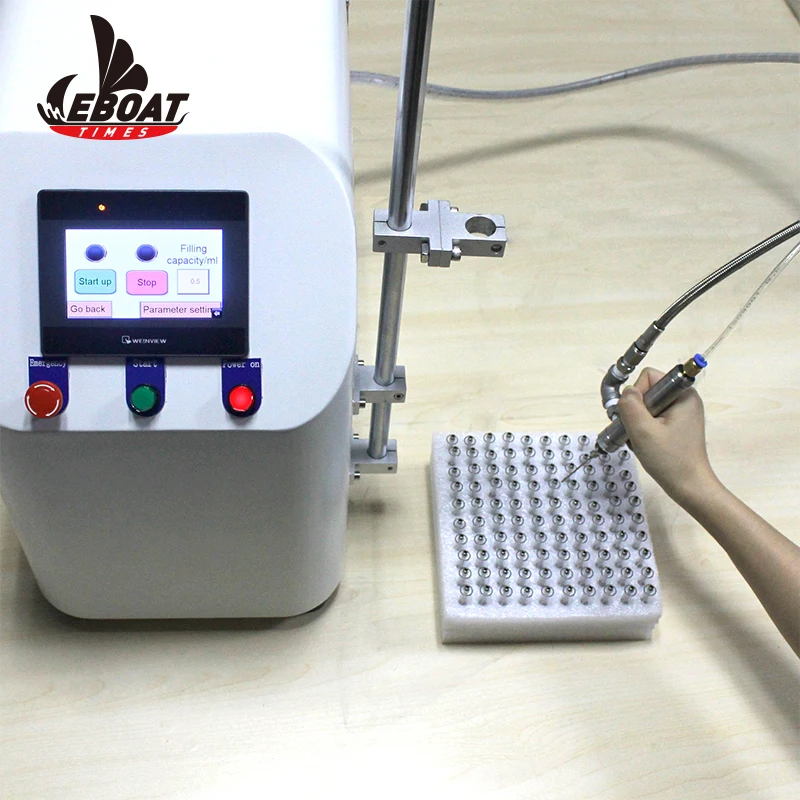 Small size capsule filling semi automatic EboatTimes cigarette tube filling machine