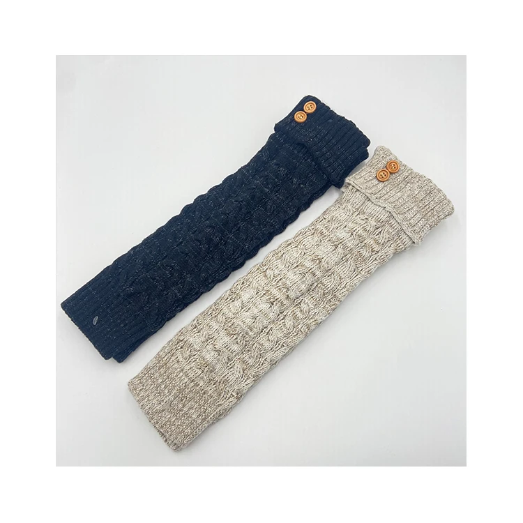 
Knitted Crochet Leg Warmers women short boots socks Thermal Knit leg warmer 