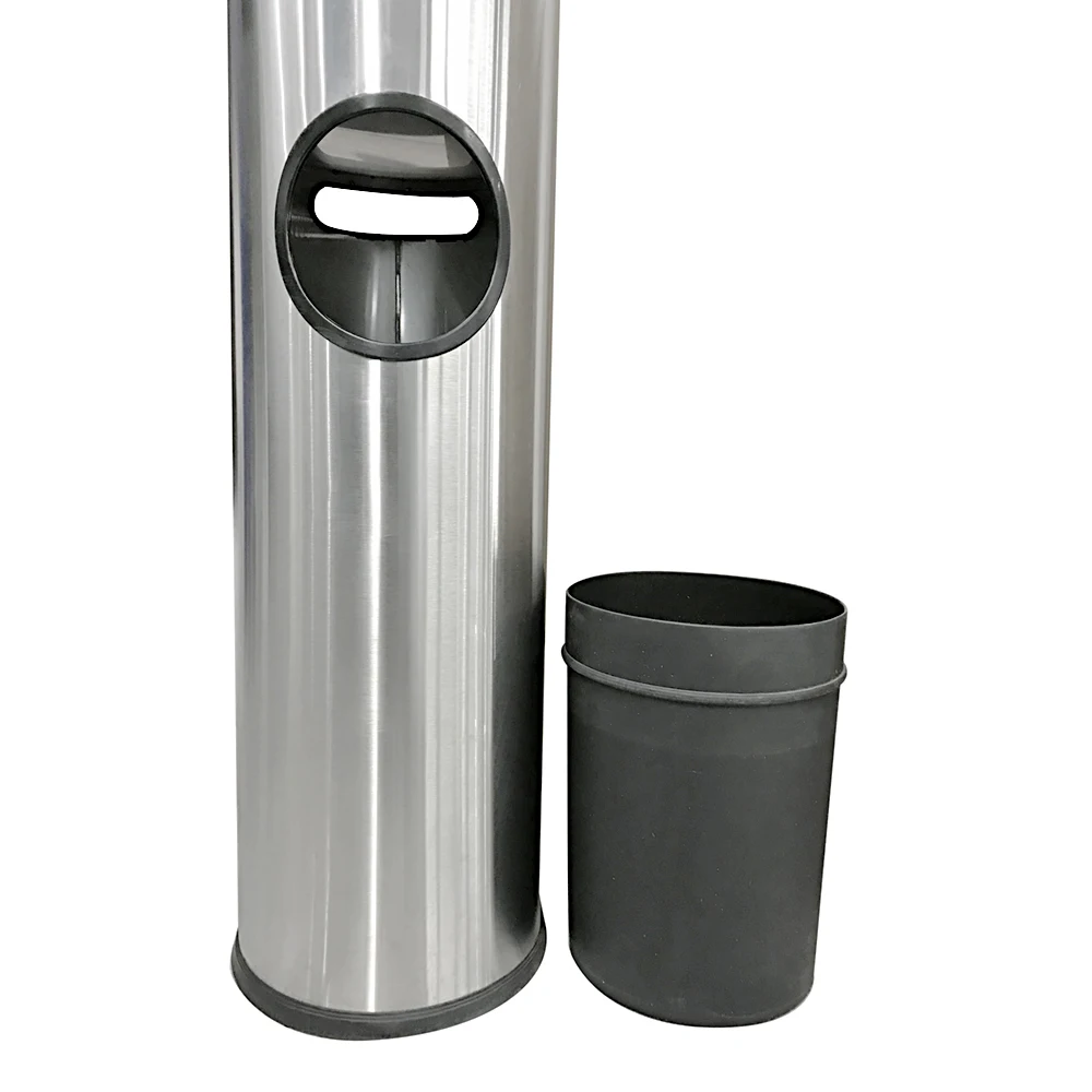 Floor Stand Gym Wipe Dispenser Stainless Steel Wipe Dispenser With High