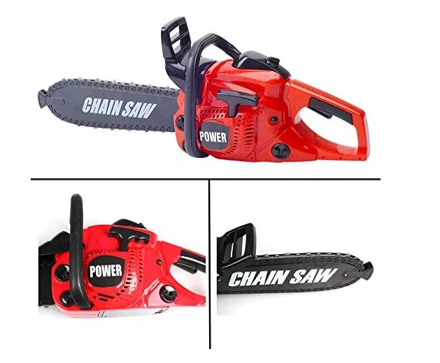 Power Construction Tool Electric Chainsaw Toy Play Realistic Chainsaw