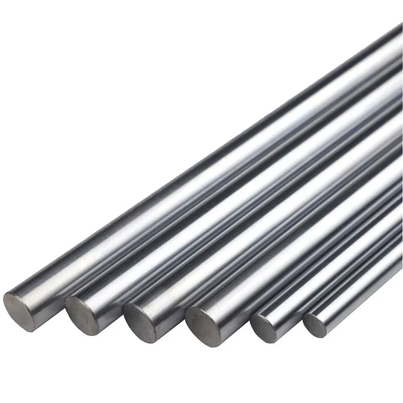 product optical axis linear guide bearing chrome plated rod soft hard shaft cutting construction application custom made guide column-12