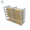 Ceramic Marble Tiles Showroom Display Racks Stands Metal Sliding Display cabinet showcase For Tiles Dsiplays