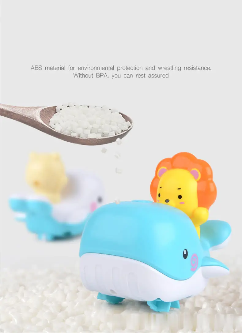 Agua Tierra Jugable Bebés Ballena León De Agua De Los Niños Bebé Baño