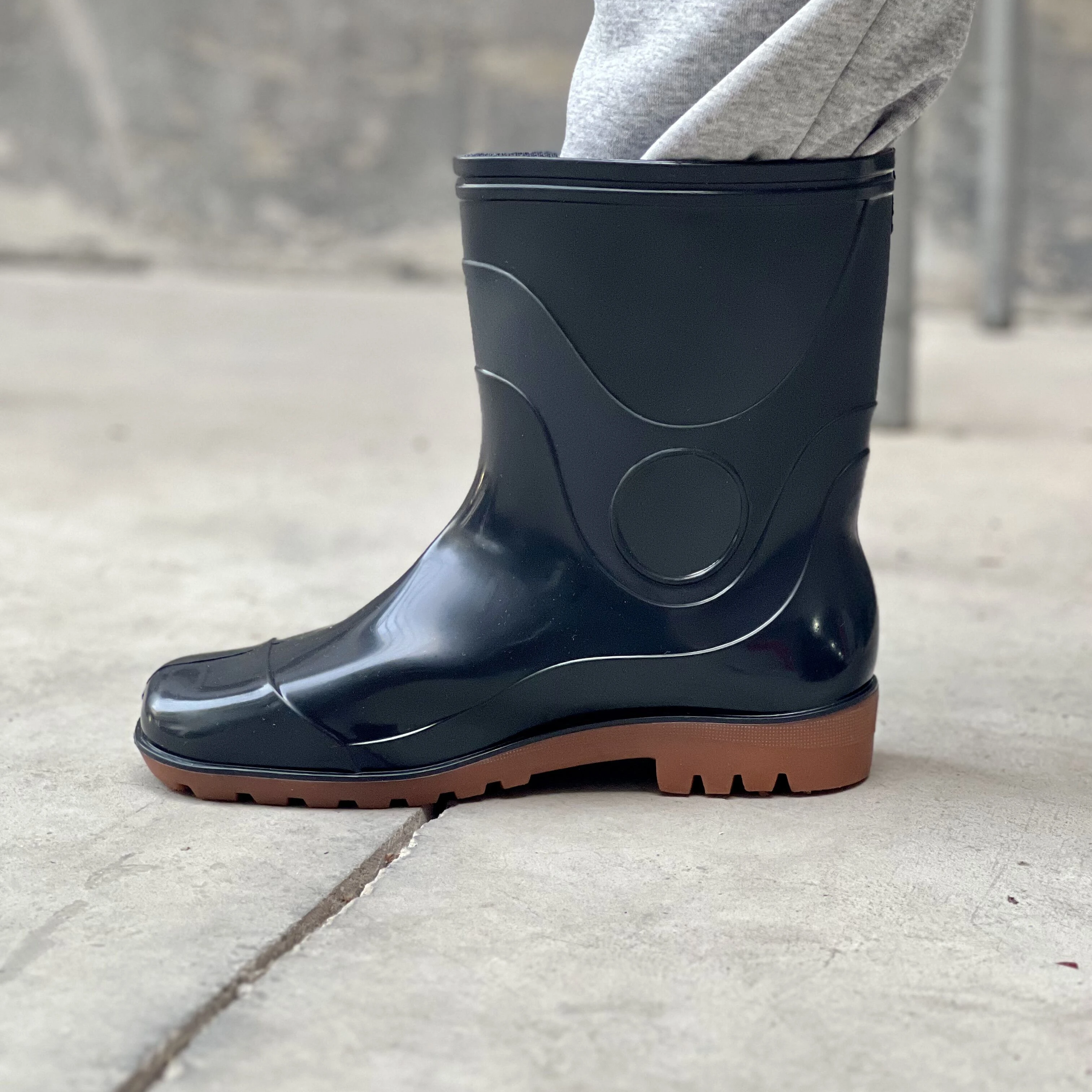 Mens Wide Rain Boots