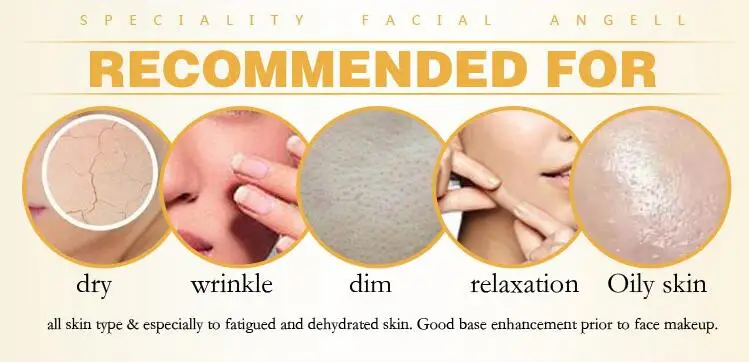 Crystal Beauty Top Quality Bio Collagen Custom Face Moisturizing 24K gold facial mask