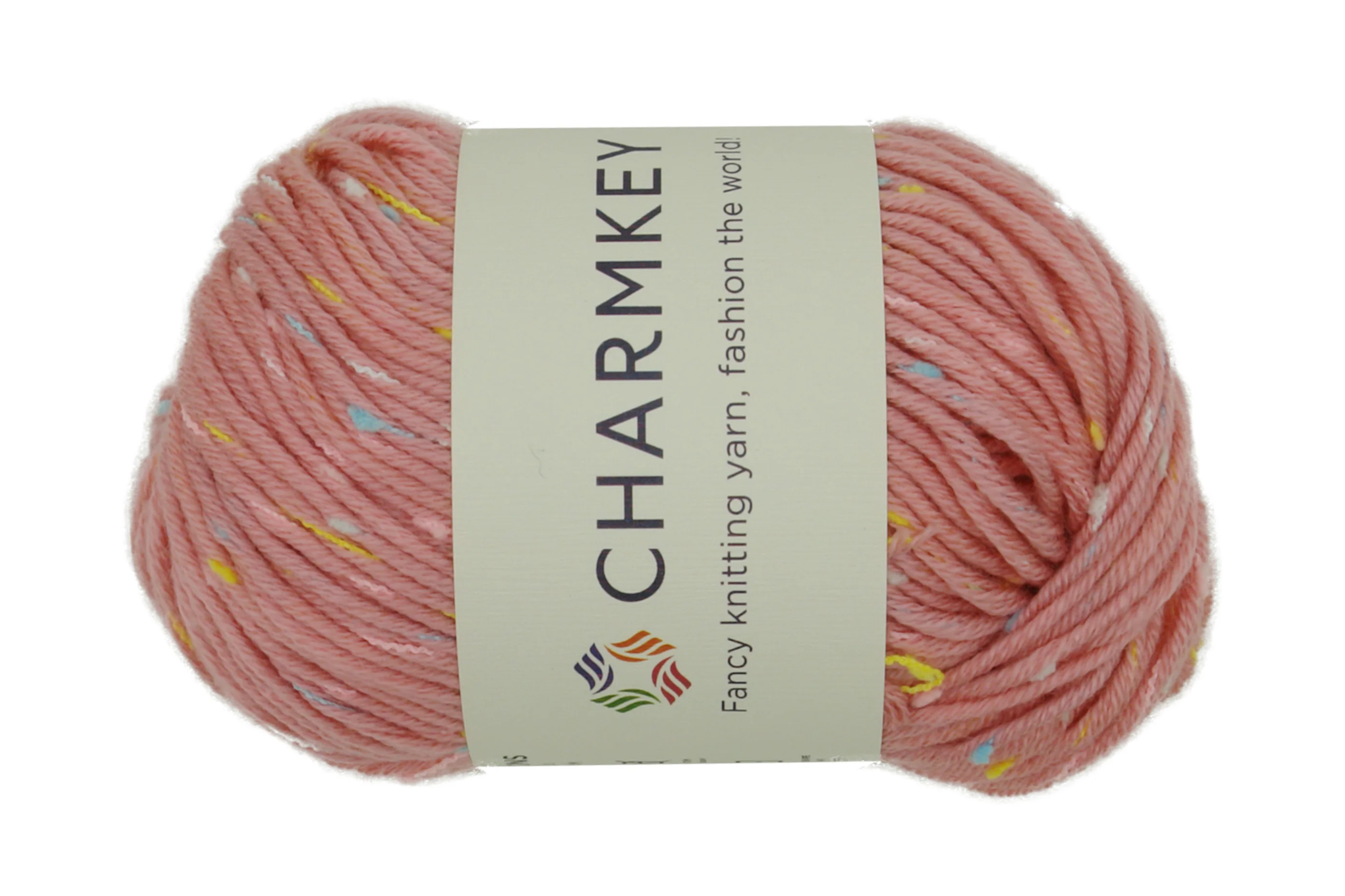 批发热卖100% 款丙烯酸花式圆点纱手工编织毛衣