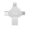 Universal 4 in 1 U flash drive type C Android smartphone U disk custom logo pendrive 128gb