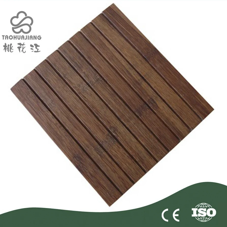 Waterproof Bamboo Parquet Flooring Strand Woven Bamboo Flooring For