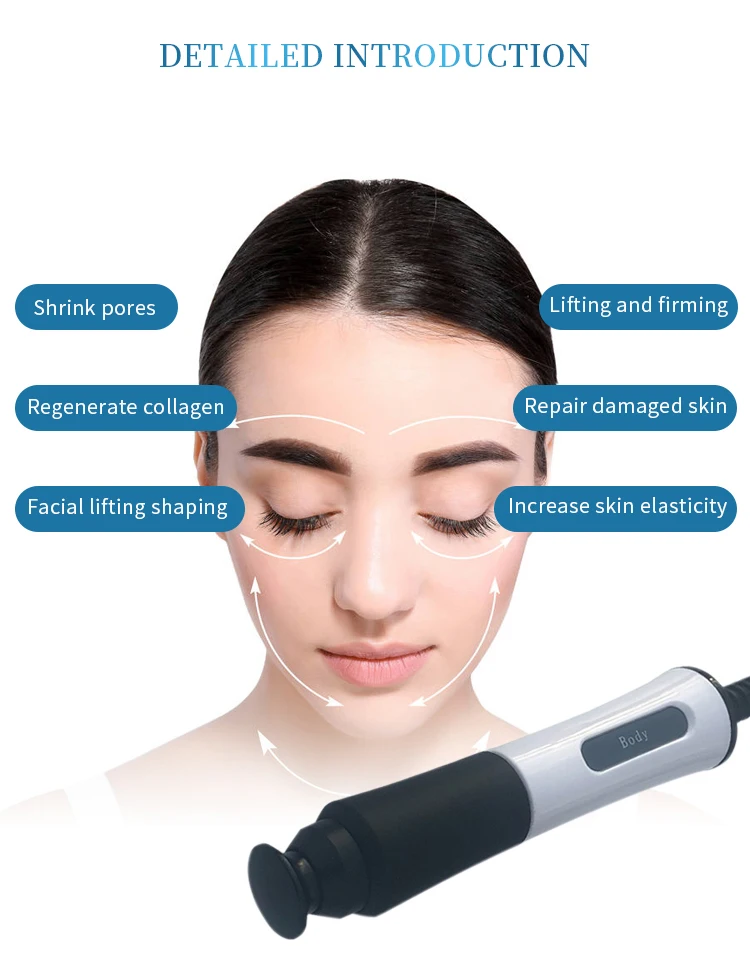 Factory RF Radio Frequency Ice Sculpture Machine Facial lifting Wrinkle Remover Cooling Shrink Pores Face Care beauty Equipment