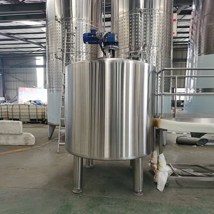 Factory Price Stainless Steel Mixing Tank Liquid Chemical Food Blending ...