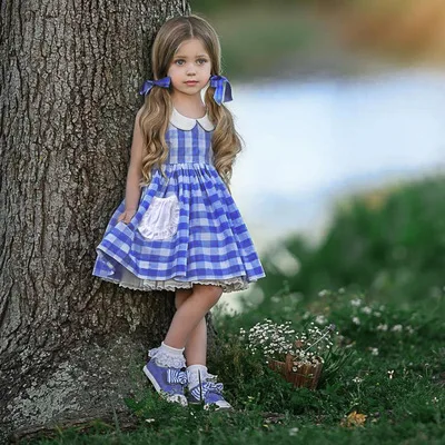 vestido de criança chique