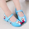 Kids Footwear Baby Girl Leather Cartoon Characters Frozen Princess Shoes
