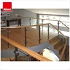 Residential balcony project safty stainless steel post glass railing design