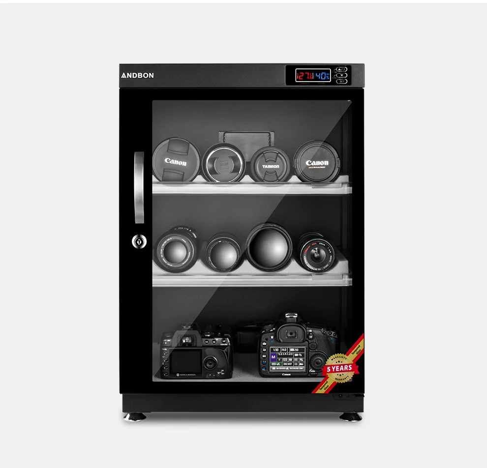 
ANDBON 85L electronic drying cabinet dry+cabinet photography camera storage 