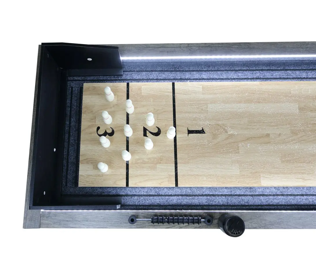 Factory Wholesale 9ft Shuffleboard Table With Led Light Buy 9ft