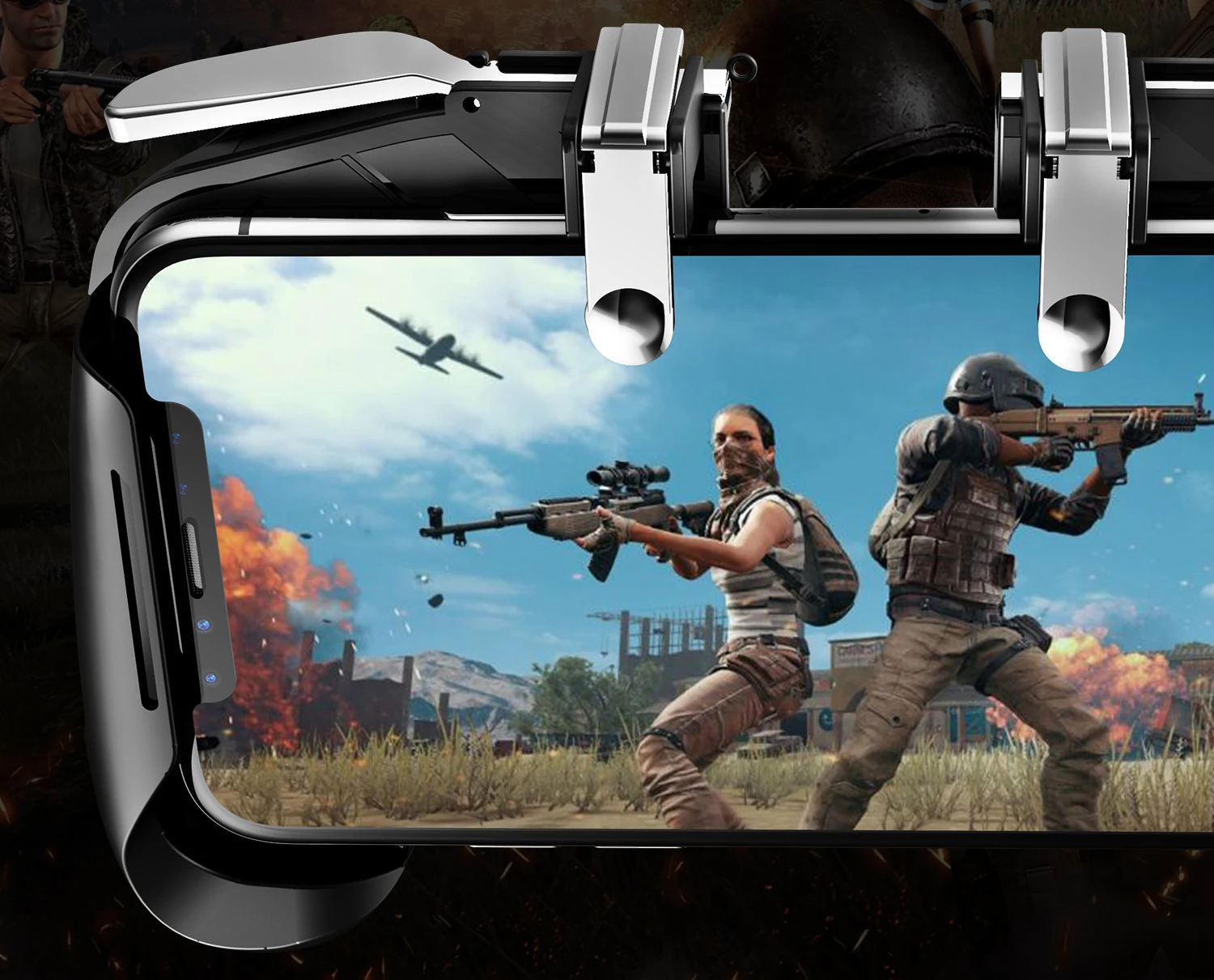Multi-function AK16 usb mobile phone eat chicken artifact handle quick fire button assistant pubg mobile game controller