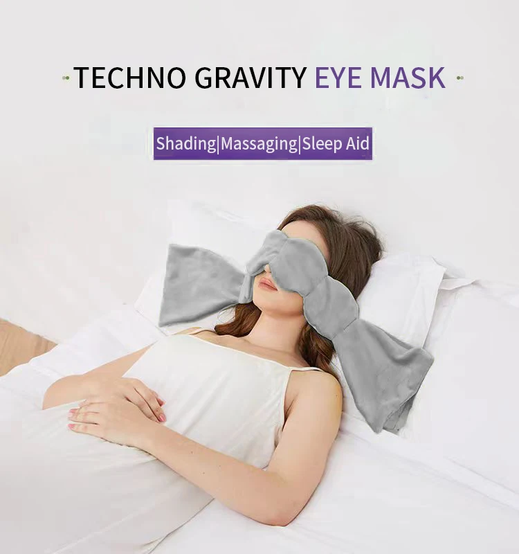 Weighted Eye Mask Gentle Pressure Sleep Mask Pillow Filled With Glass