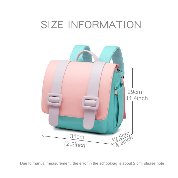 mochilas Rainbow Girl Pink Waterproof Mochila Infantil 1-3-6 Years School Bags for Girl New Kids Bag School Backpack Kids Fashion Bags