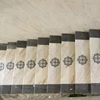 New design stair stringers/modern straight staircase/marble step stairs