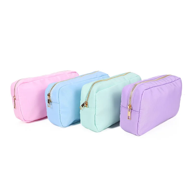Hot Sale Multi Colours Customized Nylon Durable Toiletry Bag Fashion