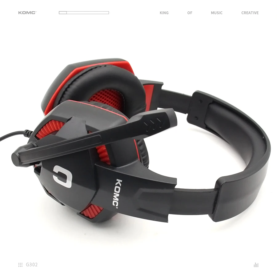 Amazon Besting selling Gaming Headset Komc G302 Wired Gaming Headphones For Headset