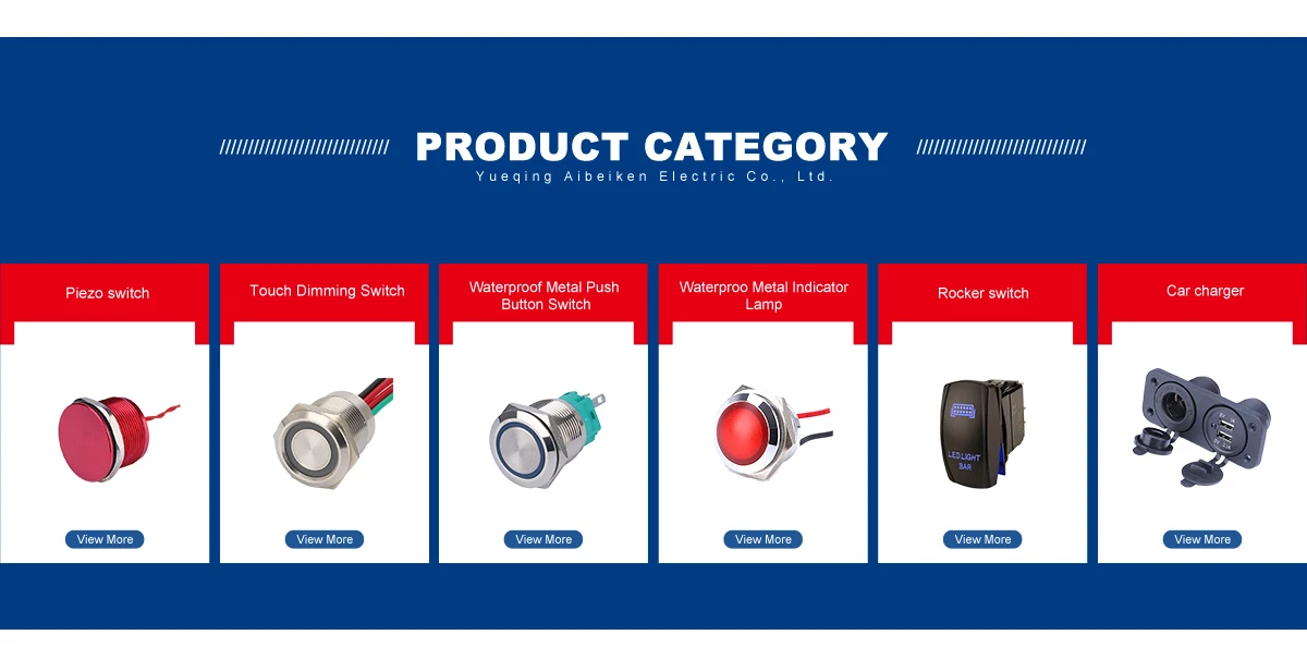 Yueqing Aibeiken Electric Co Ltd Push Button Switch Toggle Switch