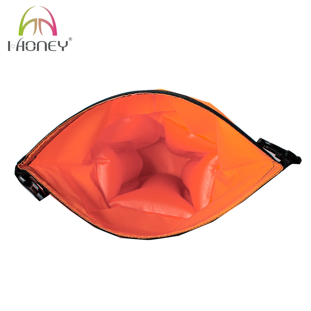 Open Water Swimming Inflatable Tow Float Buoy Dry Bag For Swimming