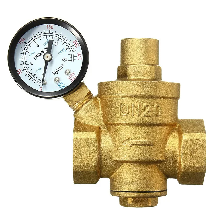 Dn15 Brass Piston Type Pressure Regulator Reducing Valve Economic Model ...