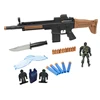 Cheap Top Gun Toys Plastic Dart Gun Equipped with Protective Glasses & Safe Soft Bullets