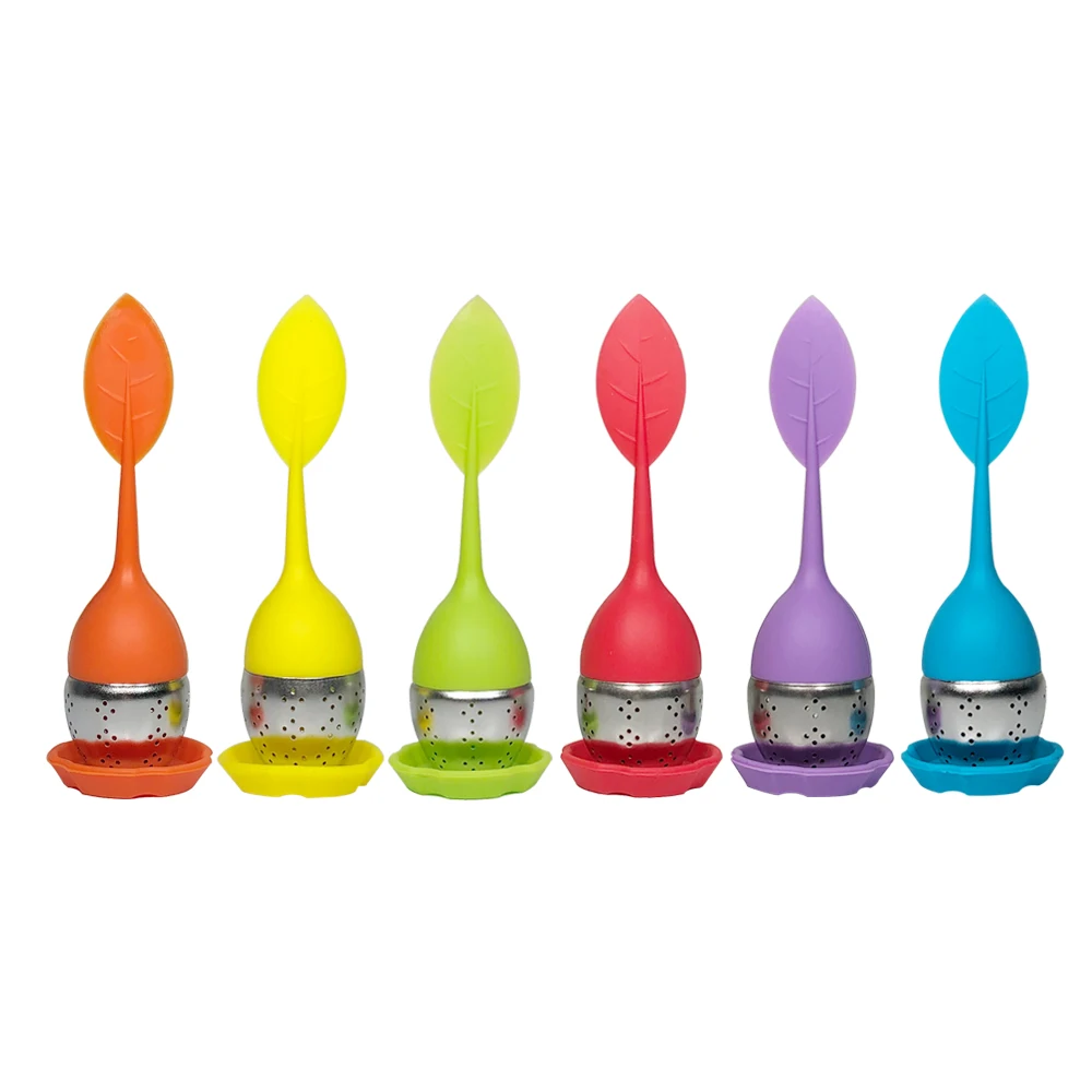 Factory Wholesale High Quality Silicon Tea Infuser With Stainless Steel