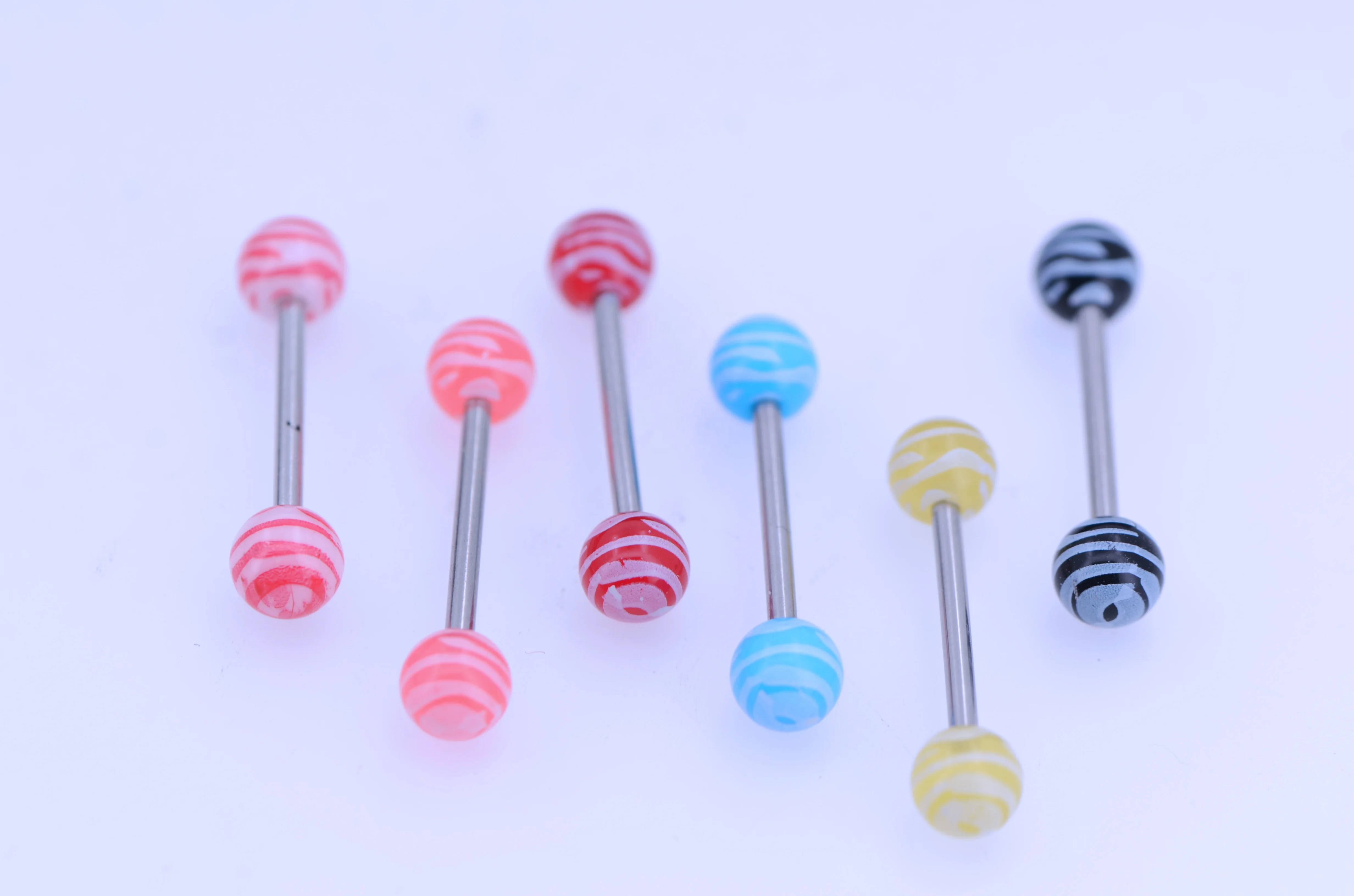 Beauty Acrylic Ball Piercing Tongue With 316l Post Buy Piercing