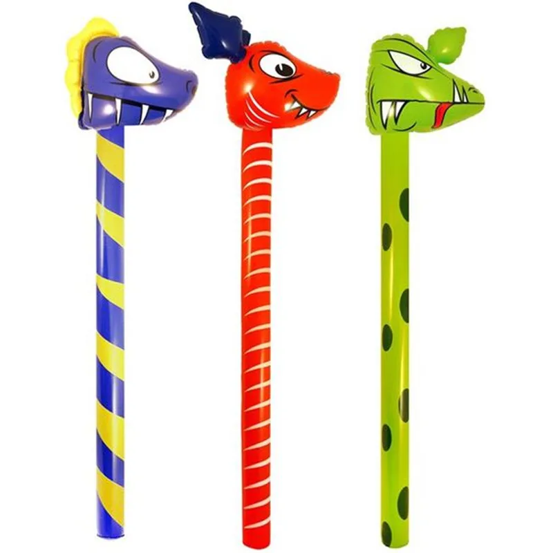 
Promotional party decoration gift inflatable animal stick toy 