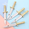 Creative stationery knife modeling neutral pen stranger thing Cross the fire line cf knife type water-based pen