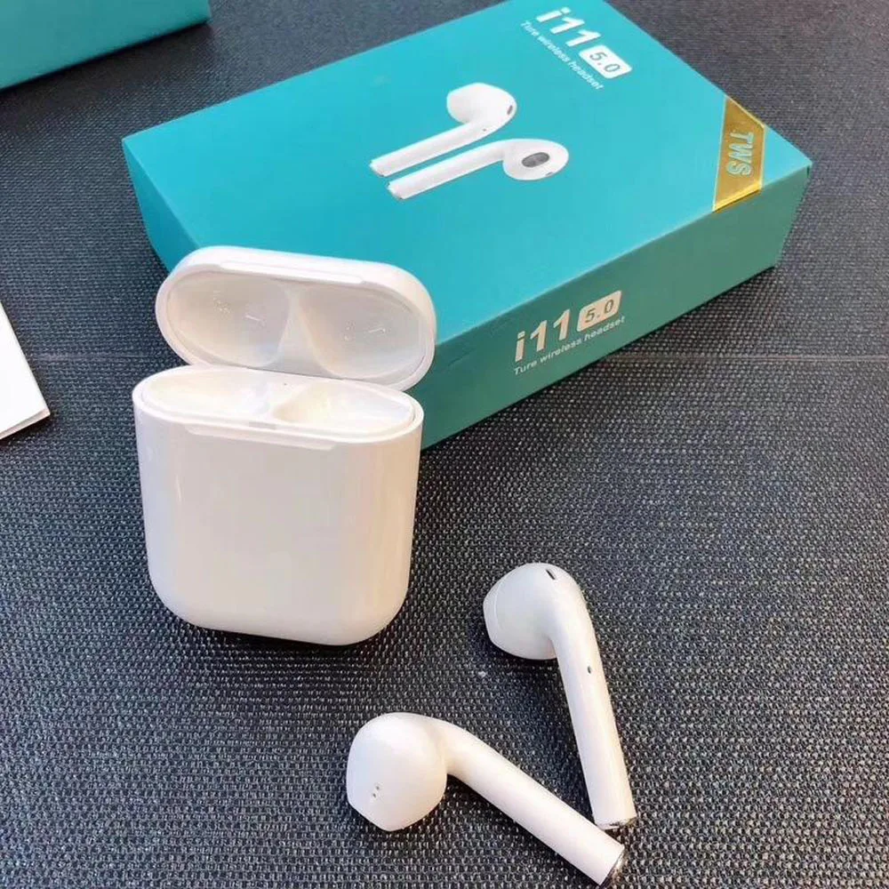 Touch Control i11 TWS Bluetooth 5.0 Stereo Earphone Wireless Mini Headset Earbuds With Charging Box - ANKUX.COM