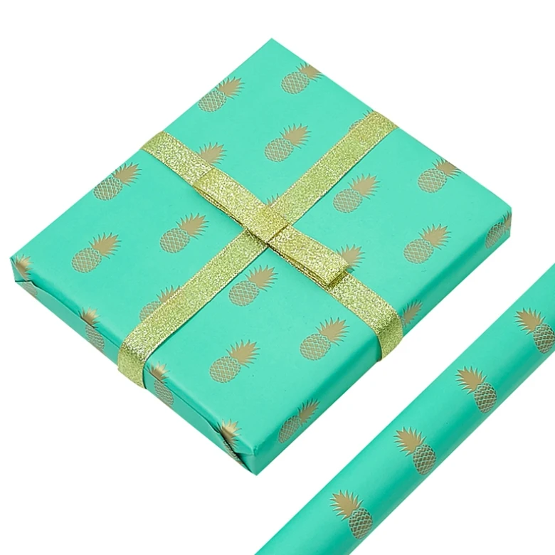 gold foil wrapping paper