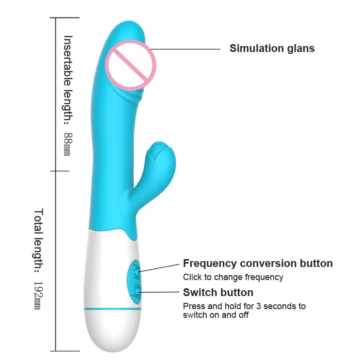 30modes vibration powerful waterproof dual motors clit vibrator stimulation g spot sex toys women vibrator