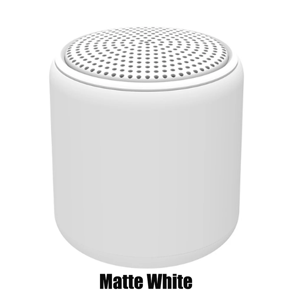 
Latest Macaron Portable Mini Speaker Metal Wireless Bluetooth Speaker Microphone Super Dynamic Subwoofer Speaker 