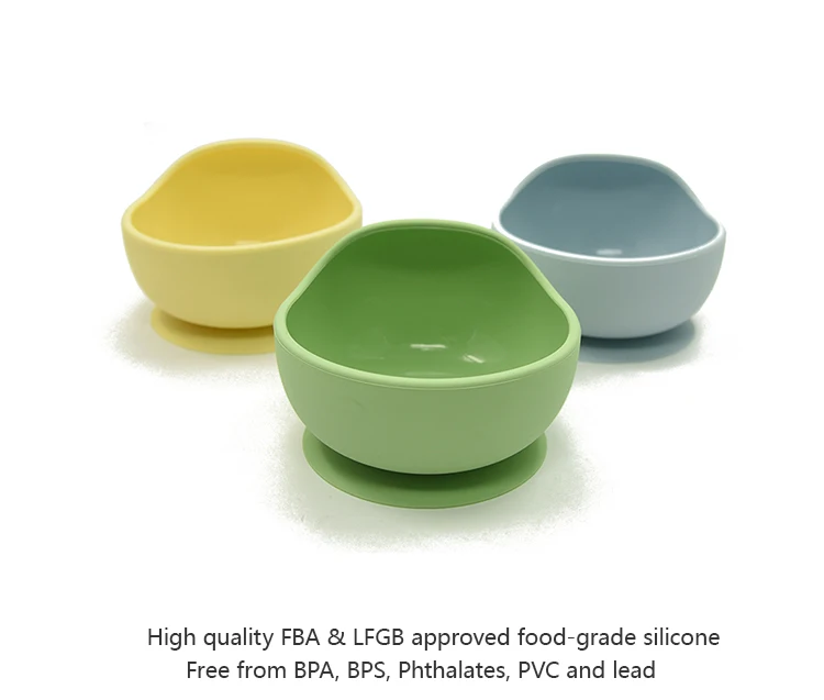 热卖wo硅胶批发新品易装儿童喂养硅胶碗,婴儿吸力气