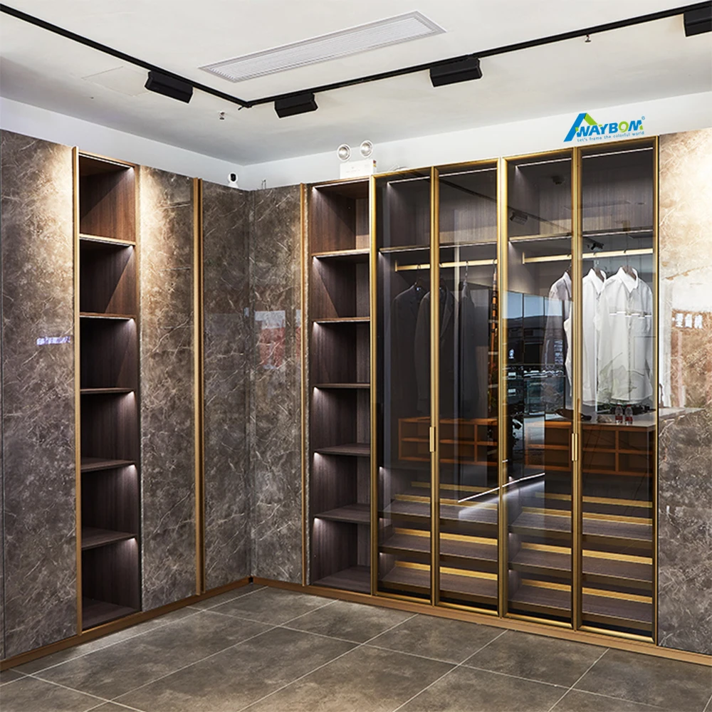 Venta al por mayor ropero de vidrio y aluminio-Compre online los