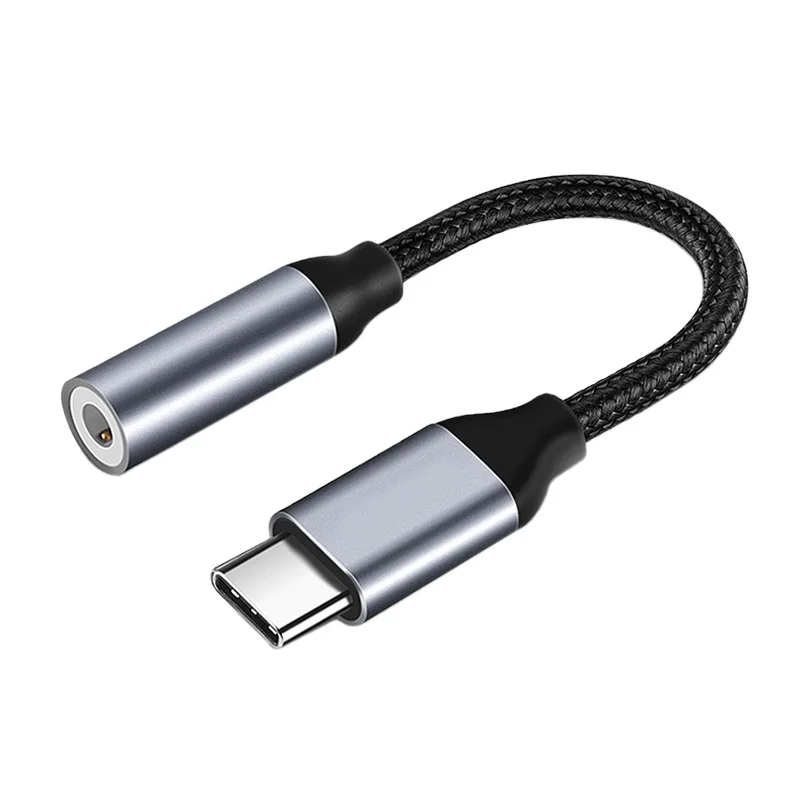 
Type C to AUX 3.5mm Jack Earphone Adapter DAC Digital Analog Chip USB C 3.5 Headphones For Huawei mate 20 P30 Xiaomi Audio cable 